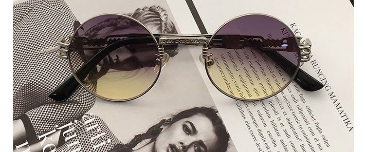 Γυαλιά ηλίου κυκλικής κυρίας σε διάφορα χρώματα