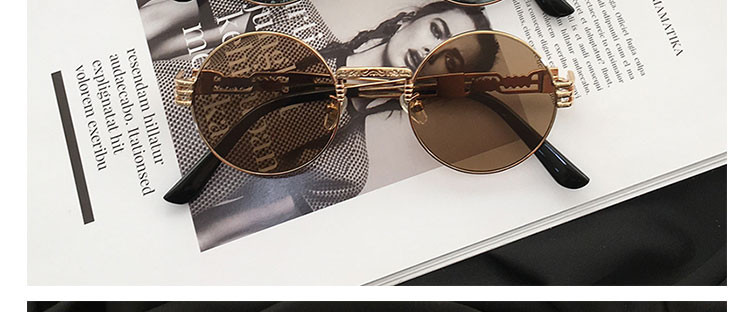 Γυαλιά ηλίου κυκλικής κυρίας σε διάφορα χρώματα