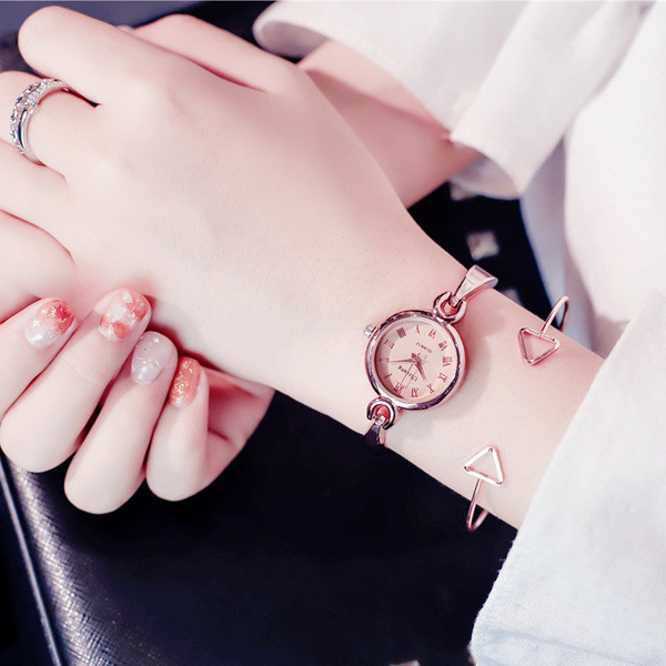 Ceas de damă elegant din metal în mai multe culori