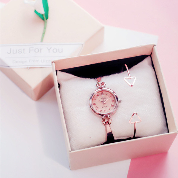 Ceas de damă elegant din metal în mai multe culori