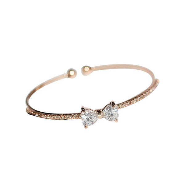 Bratara de dama moderna cu pietre decorative in doua culori