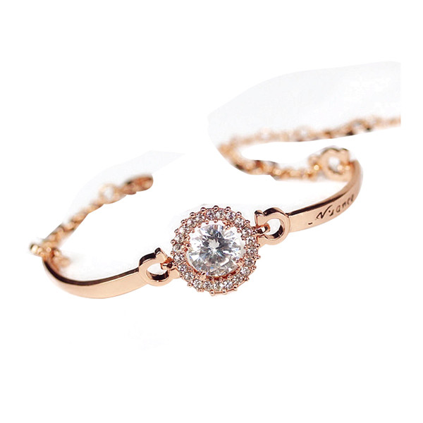 Brățară elegantă de damă cu pietre de culoare argintie și aurie