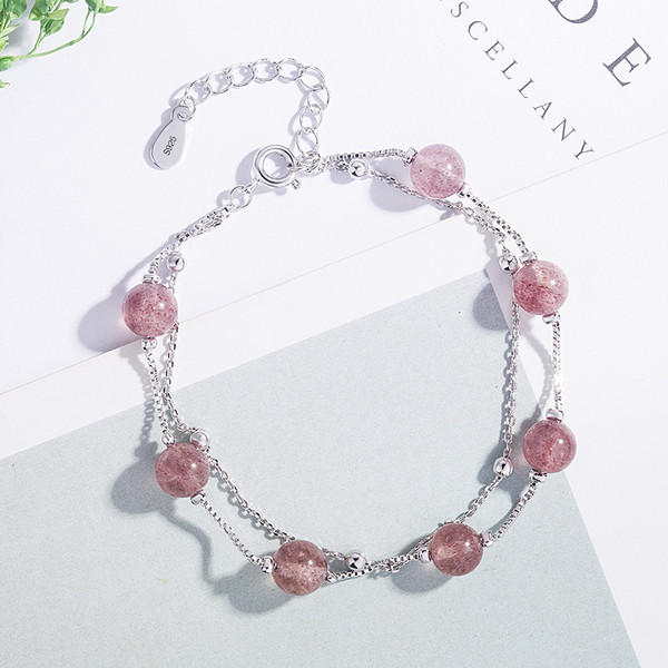 Bratara de dama moderna cu margele in doua culori