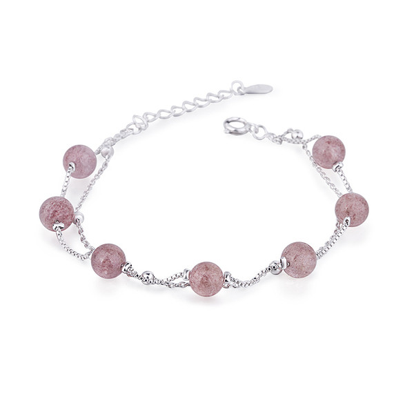 Bratara de dama moderna cu margele in doua culori