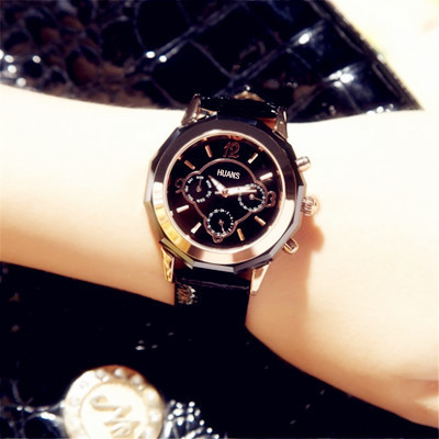 Ceas elegant de dama cu element metalic in mai multe culori