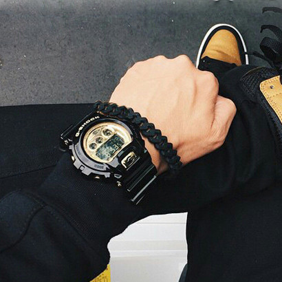 Brățară casual bărbătească tricotată în două culori