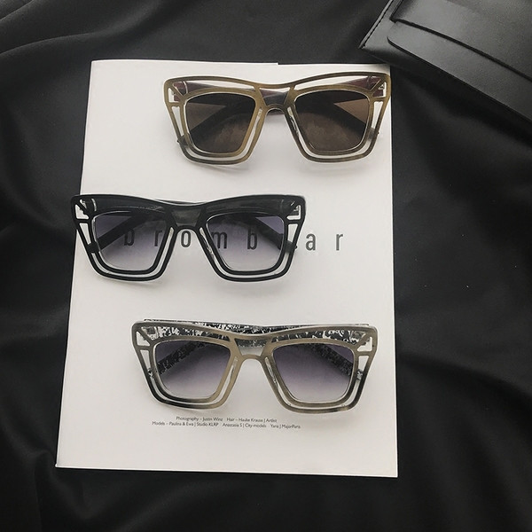 Ochelari de soare de damă în trei culori