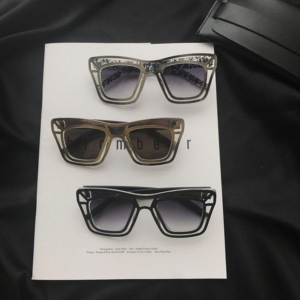 Ochelari de soare de damă în trei culori