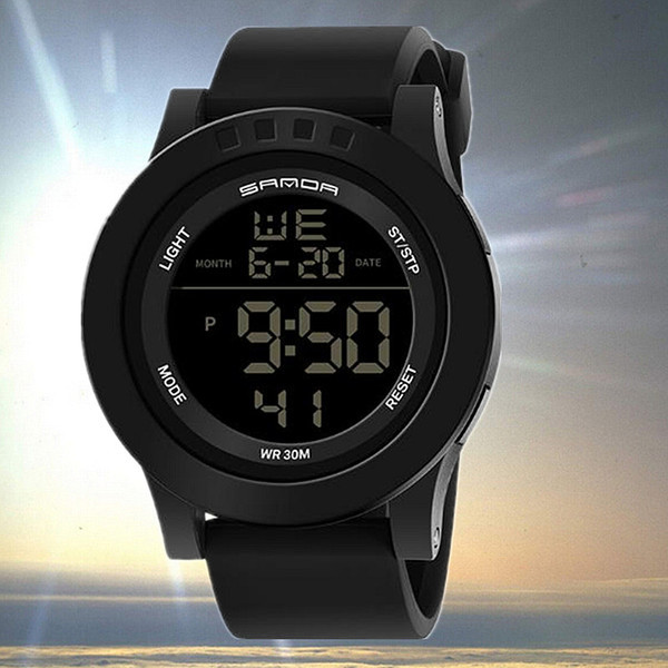 Ceas sport pentru bărbați, rezistent la apă, în trei culori