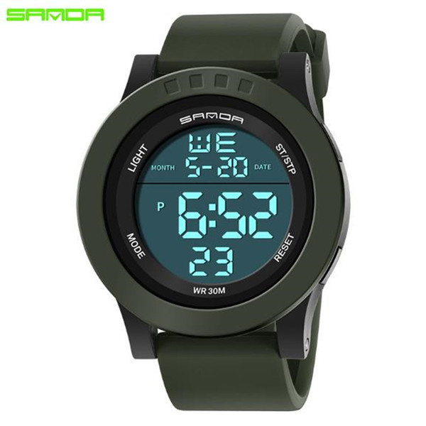 Ceas sport pentru bărbați, rezistent la apă, în trei culori