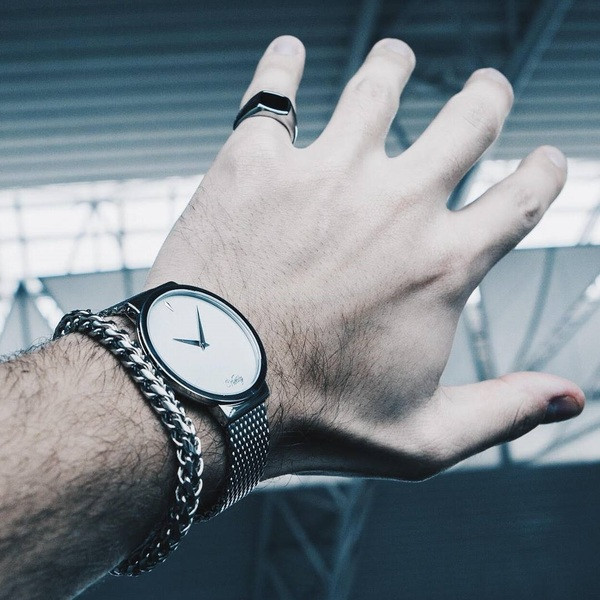 Brățară casual bărbătească cu închidere magnetică