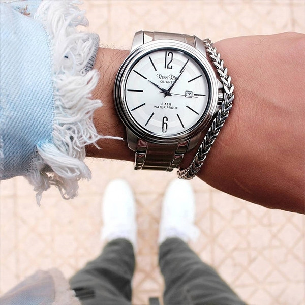 Brățară casual bărbătească cu închidere magnetică