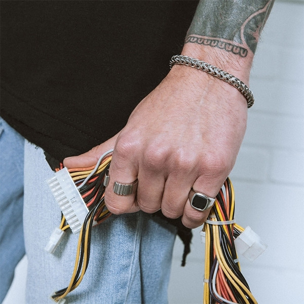 Brățară casual bărbătească cu închidere magnetică