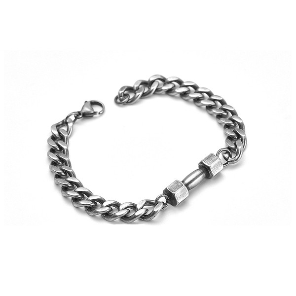 Ανδρικό πλεκτό βραχιόλι σε δύο χρώματα