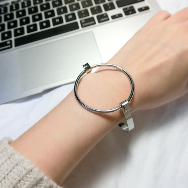 Brățară de zi cu zi pentru femei de culoare aurie și argintie