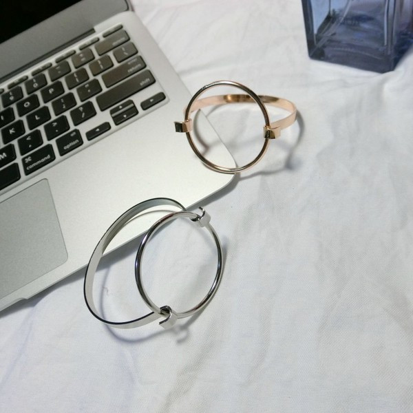 Brățară de zi cu zi pentru femei de culoare aurie și argintie