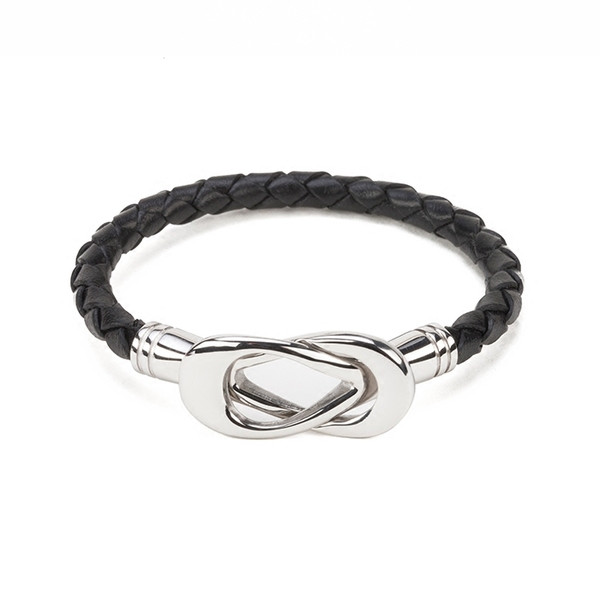 Brățară bărbătească elegantă cu nod de metal