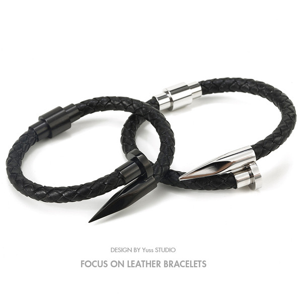 Ανδρικό βραχιόλι σε δύο χρώματα