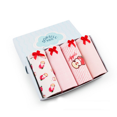 Set de patru lenjerie intima copii pentru fete in mai multe culori