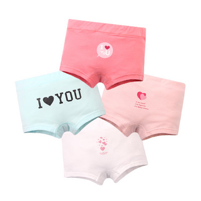 Napi gyermek fehérnemű lányoknak - négy darabból álló készlet