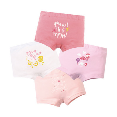 Napi gyermek fehérnemű lányoknak - négy darabból álló készlet