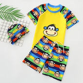 Παιδικό μαγιό για αγόρια με εφαρμογή σε τρία κομμάτια