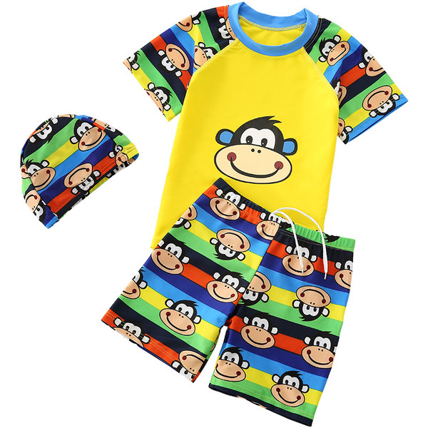 Παιδικό μαγιό για αγόρια με εφαρμογή σε τρία κομμάτια