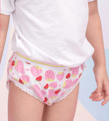 Εσώρουχα για τα κορίτσια - ένα σύνολο από δύο κομμάτια με έγχρωμο δικαίωμα