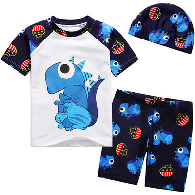 Παιδικό casual μαγιό τριών μερών με εφαρμογές