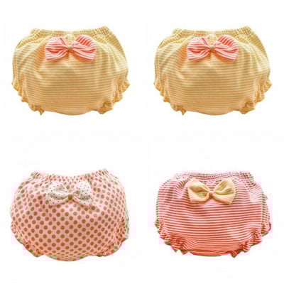 Μοντέρνα παιδικά εσώρουχα για κορίτσια με κορδέλα - ένα σύνολο τεσσάρων κομματιών