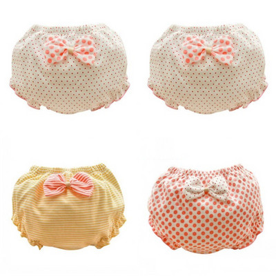 Μοντέρνα παιδικά εσώρουχα για κορίτσια με κορδέλα - ένα σύνολο τεσσάρων κομματιών