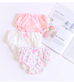 Σετ τριών παιδικών εσώρουχων για κορίτσια σε δύο χρώματα