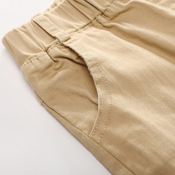 Къси детски панталони в два цвята с надпис