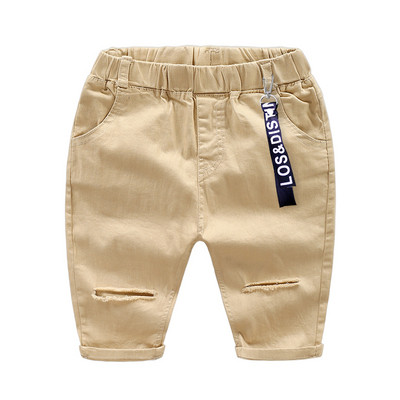 Къси детски панталони в два цвята с надпис