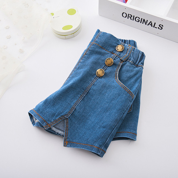 Modern, gombos gyerekfarmer lányoknak