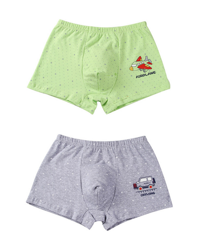 Boxeri pentru copii pentru baieti cu aplicatie-set de patru piese