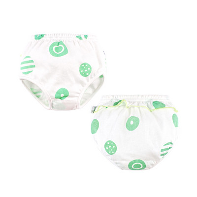 Памучно детско бельо за момичета в бял цвят с различни десени