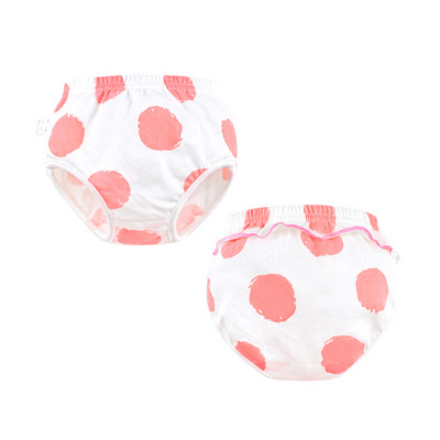 Памучно детско бельо за момичета в бял цвят с различни десени