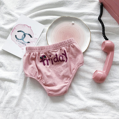 Modern gyerek fehérnemű lányoknak több színben felirattal