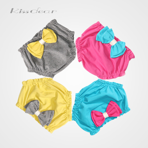 Детско бельо за момичета с панделка - комплект от четири броя