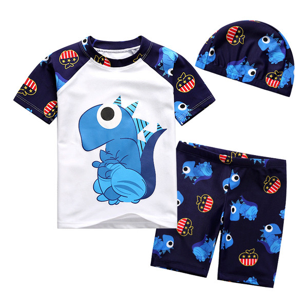 Gyermek fürdőruha fiúknak rátéttel