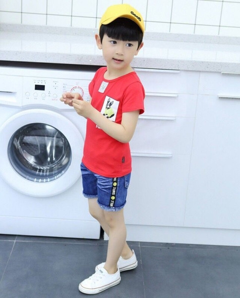 Pantaloni scurți pentru copii cu margine pentru băieți