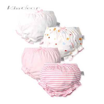 Комплект от четири броя детско бельо за момичета в два цвята