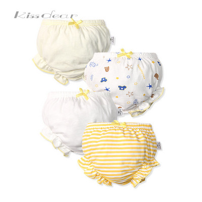 Комплект от четири броя детско бельо за момичета в два цвята