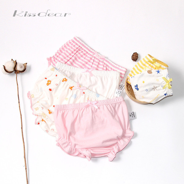 Комплект от четири броя детско бельо за момичета в два цвята