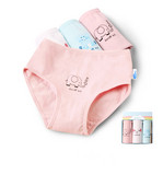 Παιδικό εσώρουχο για κορίτσια με εφαρμογή - ένα σύνολο τριών τεμαχίων