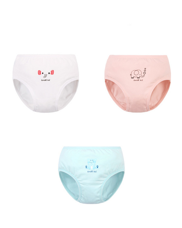 Παιδικό εσώρουχο για κορίτσια με εφαρμογή - ένα σύνολο τριών τεμαχίων