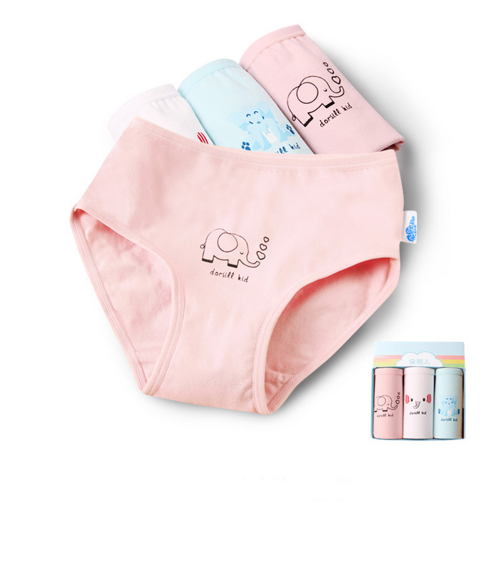 Παιδικό εσώρουχο για κορίτσια με εφαρμογή - ένα σύνολο τριών τεμαχίων