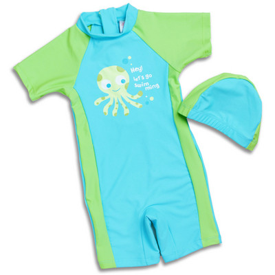 Costum de baie complet pentru copii modern cu diverse aplicații