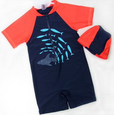 Costum de baie complet pentru copii modern cu diverse aplicații